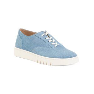 VIONIC Denim Wide Callie Comfort Sneakers